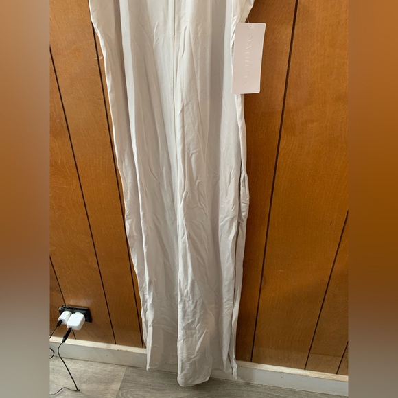 NWT ATHLETA Shoreline Slit Maxi Dress in Shoreline Beige Casual Light Size Small - Picture 6 of 16